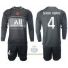 Maglia da Calcio a Maniche Lunghe Paris Saint Germain Sergio Ramos 4 Alternativa 2021-22 per Bambino